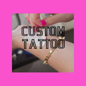 A Custom Order custom tattoo design, custom tattoo order, customized tattoos, personalized tattoos, KMD, approved design