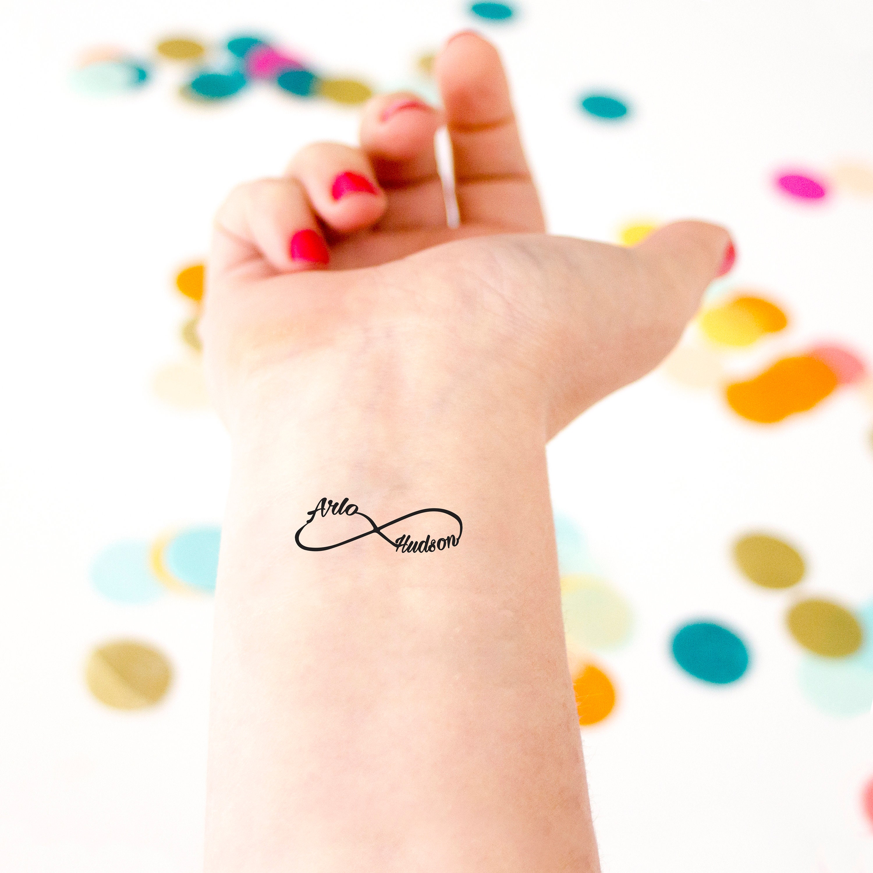 Buy Ordershock Waterproof KN Name Letter Temporary Body Tattoo Pack of 2  Online at Best Prices in India  JioMart