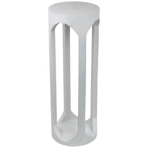 Handcrafted Zen Pedestal Table: Minimalist Solid Wood Accent Table