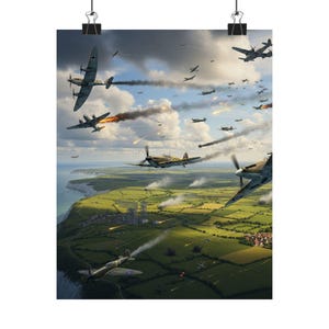 Vintage Aviation Wall Art, Matte Vertical Posters, Airplane Decor, Fighter Plane Print, Gift for Aviation Enthusiasts, Air Force Decor
