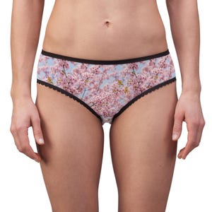 Floral Women&#39;s Briefs | Soft Cotton Underwear, Women&#39;s Lingerie, Spring Gifts, Comfortable Everyday Wear, Unique Floral Panties, [...]
