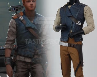 Cal Kestis  Costume | Star Wars Jedi Survivor Cosplay |  Jedi Cal Outfit |  Mandalorian Costume