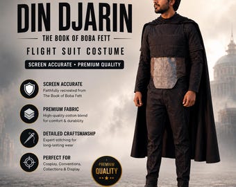 Book of Boba Fett Mando Cosplay  |  Din Djarin Costume | Mandalorian Soft Parts Suit | Bounty Hunter Outfit | Star Wars Costume