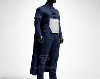 Mandalorian Blue Cosplay | Din Djarin Inspired  Flight Suit | Premium Star Wars Mando Armor Outfit for Comic Con & LARP