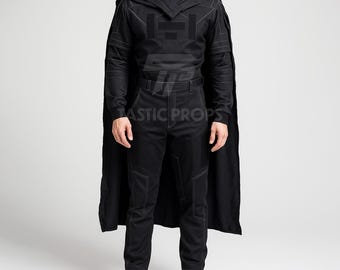 Din Djarin Cosplay Costume | Mandalorian Black Flight Suit Star Wars Bounty Hunter Outfit with Vest & Suit for Comic Con and Cosplay Events