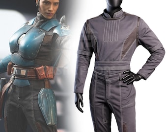 Bo-Katan Kryze Cosplay Suit | Koska Reeves Costume | Mandalorian Star Wars Bounty Hunter Flight Suit