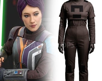 Sabine Wren Costume | Ursa Wren Star Wars Cosplay | Star Wars Mandalorian Cosplay Flight Suit | Women Custom Star Wars  For Comic Con