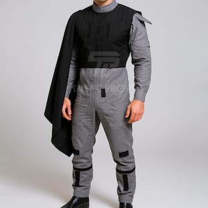 Boba Fett Flight Suit | Star Wars Mandalorian Cosplay Costume Base Layer | Bounty Hunter Outfit for Comic Con & Halloween