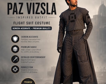 Paz Vizsla Inspired Cosplay | Mandalorian Warrior Outfit | Heavy Infantry Mandalorian Costume