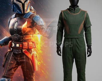 Bo katan Kryze Costume | Star Wars Bounty Hunter Cosplay | Mandalorian Koska Reeves Flight Suit