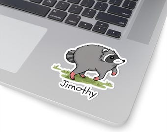 Jimothy the Raccoon - 3 in. Kiss-Cut Sticker