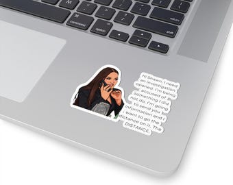 Lisa Barlow THE DISTANCE | Kiss-Cut Sticker