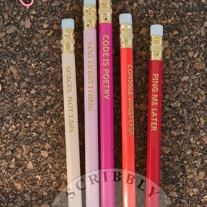 Code Is Poetry Pencil Set – Funny Foil Stamped Programmer Pencils | Coding Humor Gift | Developer Stationery (IT 6.)