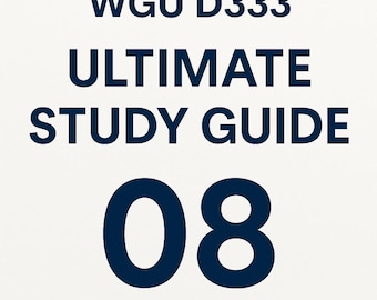 WGU D361 Business Simulation Study Guide | Tasks 1 & 2 | Digital