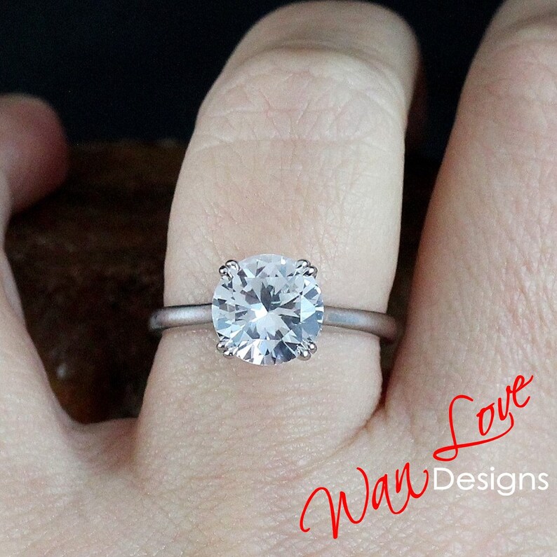 white sapphire solitaire ring white sapphire solitaire ring