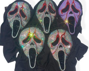 Blood Drip Ghost Mask