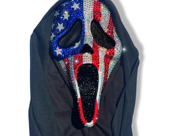 Patriotic America Ghost Mask