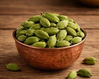 Aromatic Green Cardamom Pods – Fresh Indian Spice for Chai & Cooking