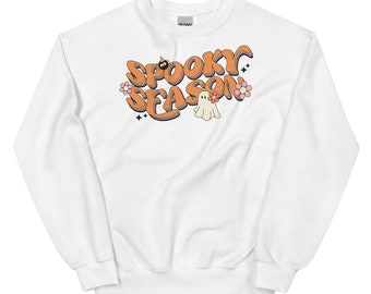 Spooky Season - Cute Retro Halloween Unisex Sweatshirt | Plus Size | S, M, L, XL, XXL, 3XL, 4XL, 5XL