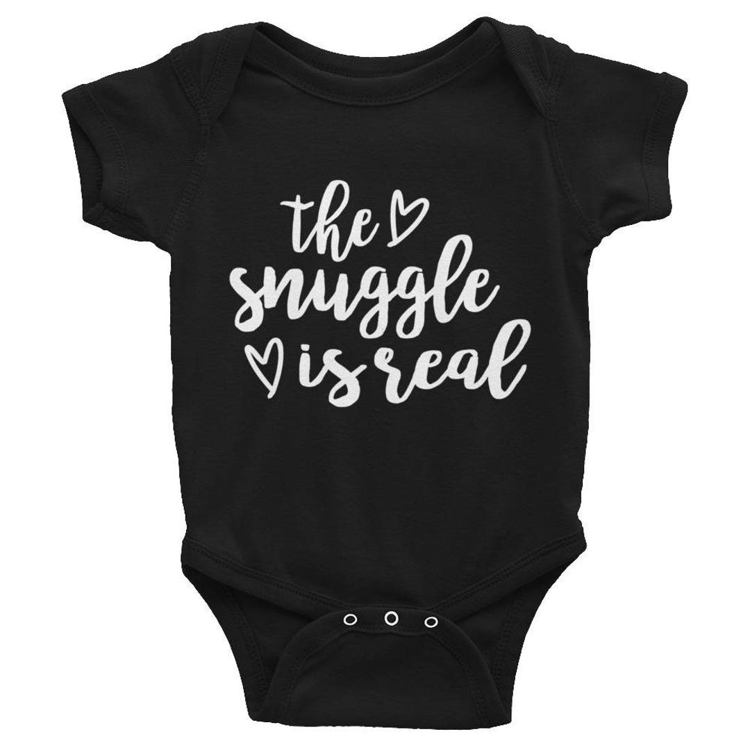 The Snuggle is Real Cute Infant Bodysuit by Fruitful Feet Etsy