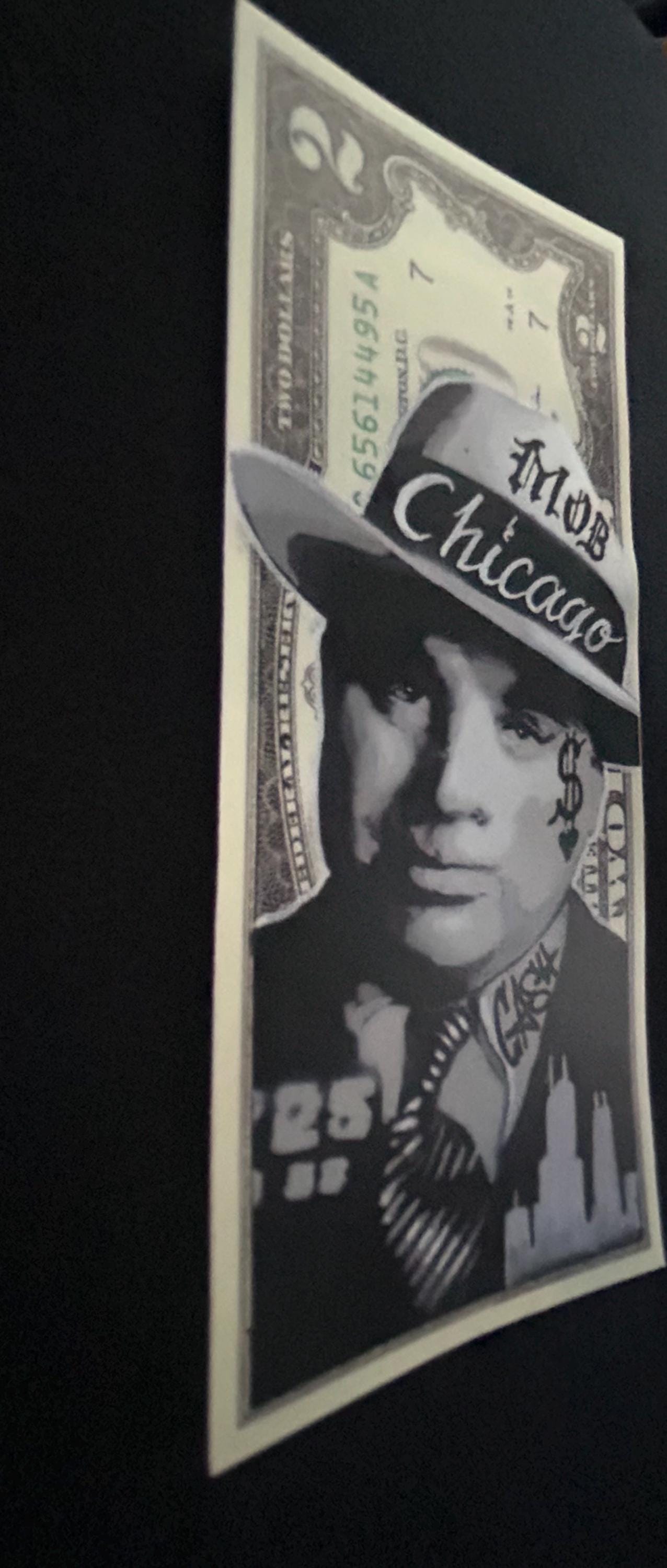 Al Capone Sticker Art Print -graffiti Dollar Bill - Etsy