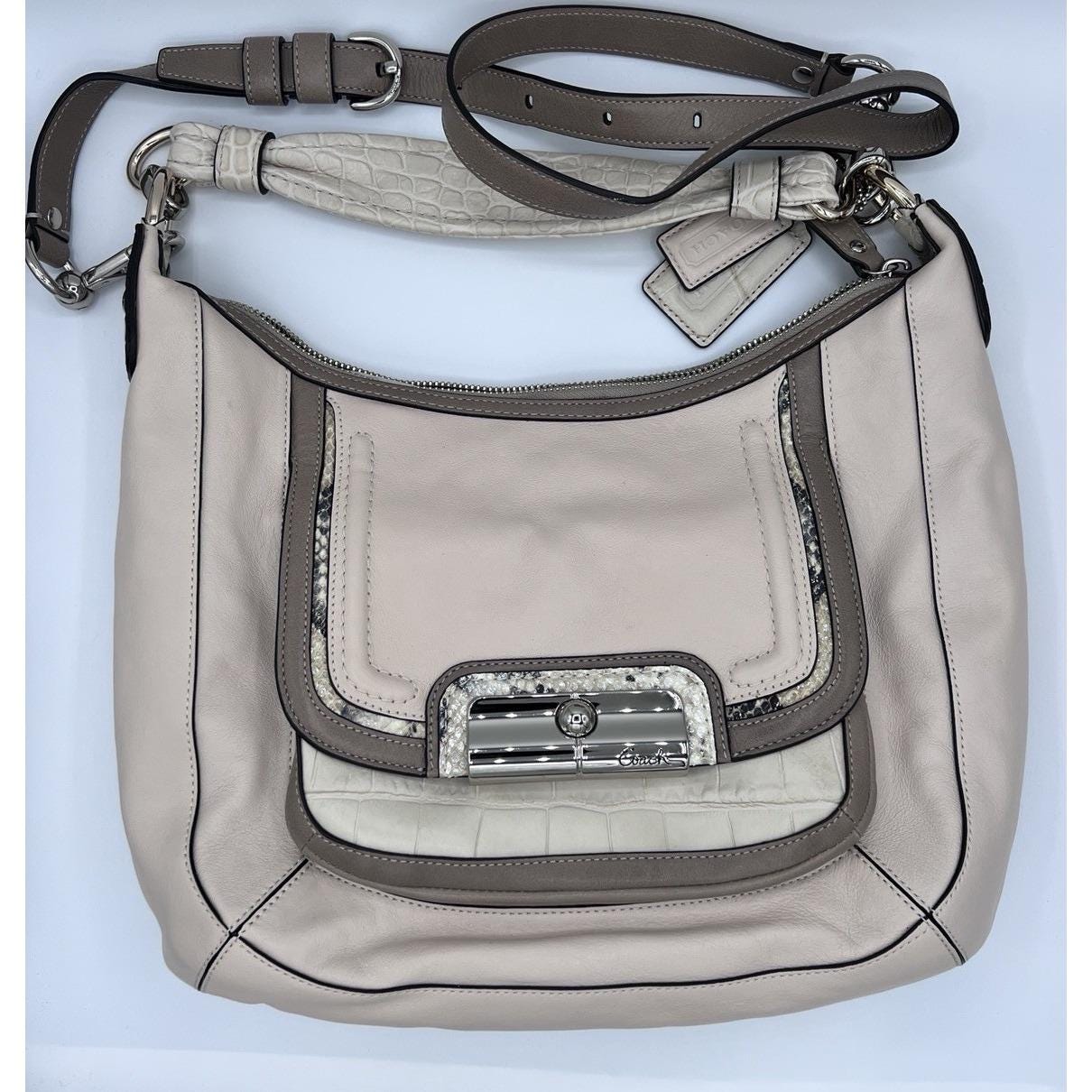 Vintage Coach 16803 Kristin Spectator Leather Hobo Bag W/ Handle 