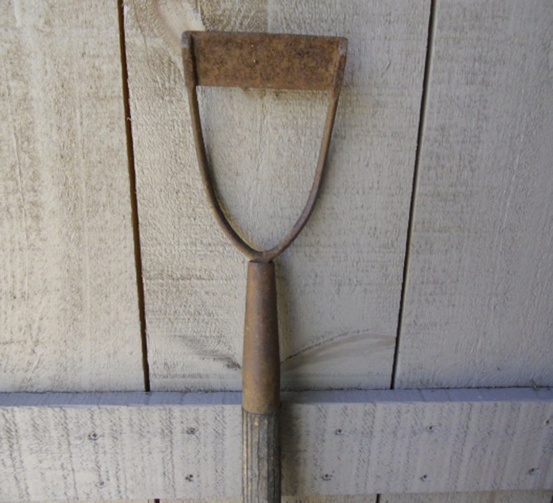 Antique Tool Primitive Gardening Tool Dutch Hoe Hand Etsy