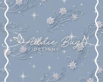 Winter Wind 3D Embroidered Design – Christmas Fabric File (JPEG)