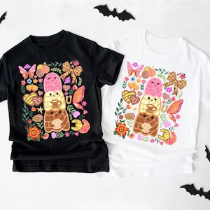 Funny Pantasmas Ghost Pan Dulce Brushstroke Png, Halloween Mexican Png, Mexican Conchas Ghost, Halloween Conchas Png, Pan-tasmas Png