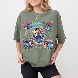 Coquette Bow Lilo And Stitch Shirt, Cute Disney Shirt, Disneyland Trip Shirt, Shirt For Women, Disney Trip T-Shirt, Best Shirt For Kid image 7