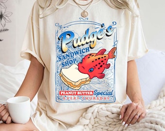 Disney Pudge's Sandwich Shop Shirt, Lilo & Stitch Pudge The Fish Tee, Disney Pudge Controls the Weather, Disneyland Family 2026 Trip