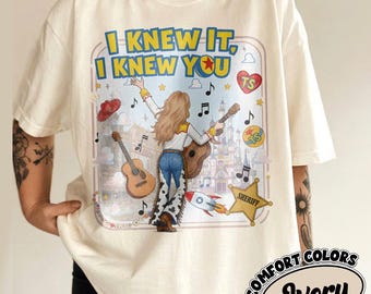 Comfort Color® TS Jessie Cow Girl Tank Top, Toy Story 5 I Knew It I Knew You Shirt, WDW Disneyland Girls Trip Tee