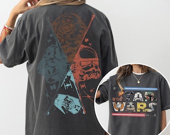 Disney Star Wars Shirt, Star Wars Comfort Color, Disney Star Wars Characters Shirt, Star Wars Toddler Shirt, Disney Family Trip Shirt Gift