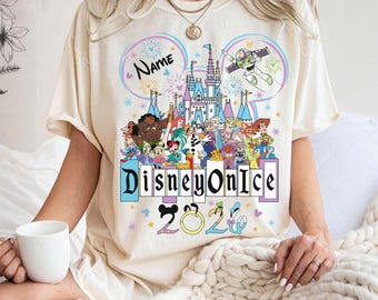 Personalized Disney on Ice Shirt, Mickey and Friends Disney is Better On Ice, Disneyland Family Vacation 2026,Disney on Ice Show Winter Trip