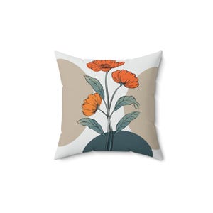 Spun Polyester Square Pillow