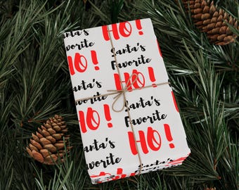 Rude Funny Christmas Paper Wrapping Papers | Holiday Sarcastic Gift Wrap