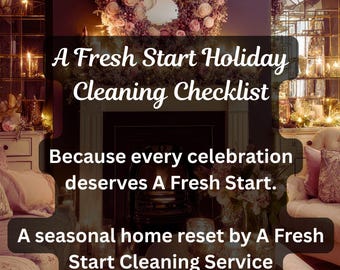 Fall Cleaning Checklist | Autumn Deep Clean Printable | Seasonal Home ...