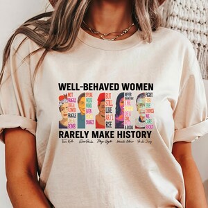 Empowering Women Graphic T-Shirt: Black Feminist Tee