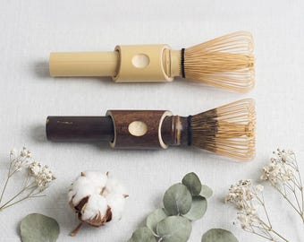 Handcrafted Bamboo Matcha Whisk, Traditional Japanese Tea Ceremony Tool, Frothy Lattes