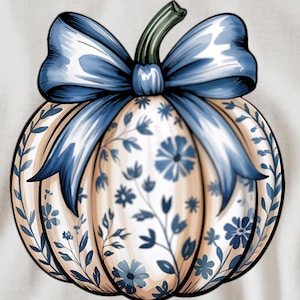 “Close-up of Pumpkin Season fall graphic print on fabric.”