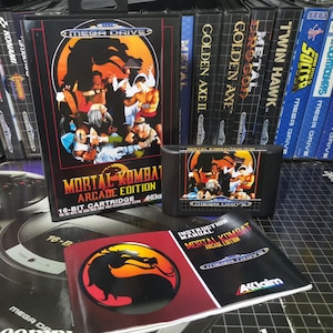 Mortal Kombat ARCADE edition custom megadrive pal game