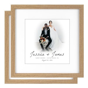 Custom Bride and Groom Print – Personalized Wedding Gift, Anniversary Keepsake Wall Art