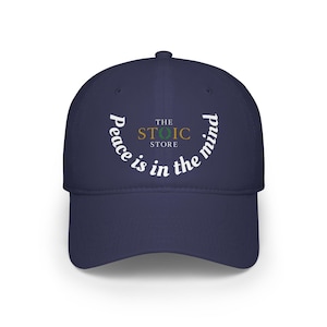 Peace of Mind Cap - Stoic Philosophy Hat for Stillness, Focus, and Quiet Confidence