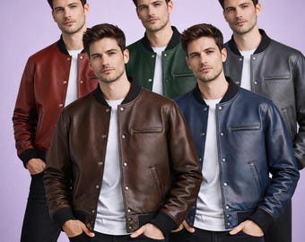 Modern Men’s Black Leather Jacket Style for Clean and Confident Look