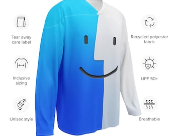 Finder Icon Jersey – Computer-Themed Shirt, Tech Lover Gift, Apple Finder Face Apparel