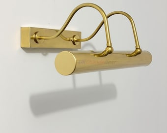 Modern Painting Light \ Raw Brass Vintage Antique Picture Wall sconce Solid Lamp