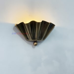 Mid Century Half Flower Wall Sconce Light | Modern Wall Fixture | Beautiful Wall Sconce Light | Wall Light For Bedroom, Or Patio Home Decor