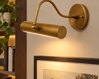Brass Picture Light - Wall Sconce Lamp Painting Mirror Light Adjustable Bathroom lighting