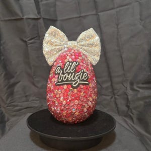 Cheer Duck Enchanted egg, Lucky PRIZES Inside, Pink, Bling duck, Cheer Gift, Lucky duck, Bedazzled Duck, Unique Gift, Rhinestone Rubber Duck