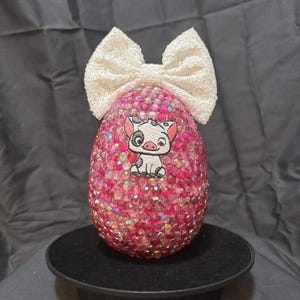 Cheer Duck Enchanted egg, Lucky PRIZES Inside, Pink, Bling duck, Cheer Gift, Lucky duck, Bedazzled Duck, Unique Gift, Rhinestone Rubber Duck
